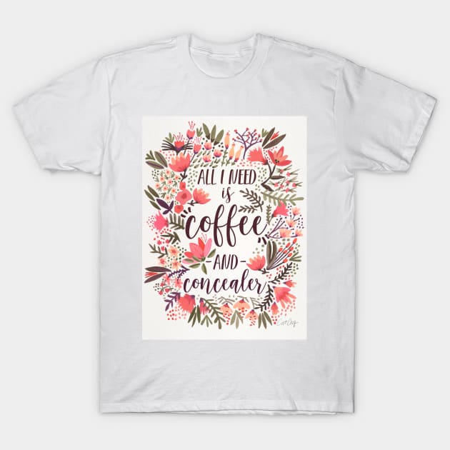 vintage coffee T-Shirt by CatCoq